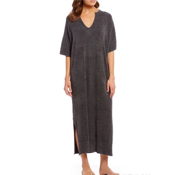 Barefoot Dreams Cozy Chic Ultra Lite Loungewear Caftan Coverup -OS - Picture 3 of 9